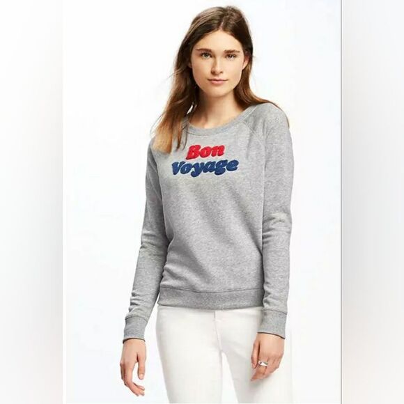 Old Navy Bon Voyage Graphic Sweatshirt XXL - Picture 3 of 11
